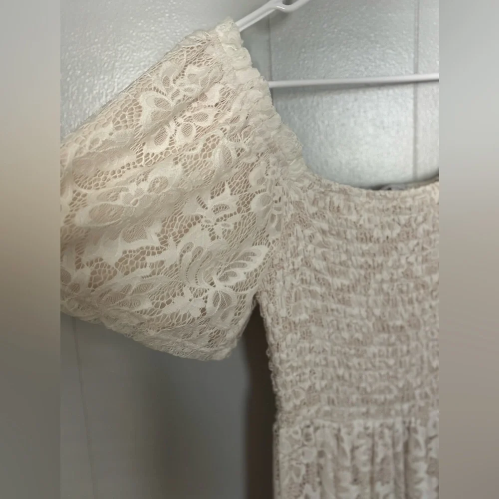 Baltic born Aspen Smocked Lace Maxi Dress - Picture 7 of 9